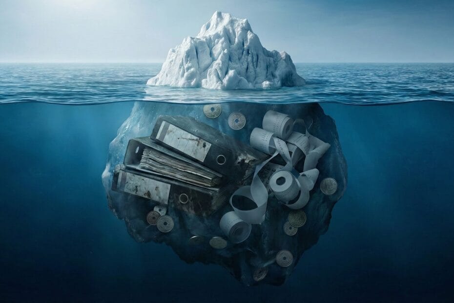 Hidden bookkeeping backlog iceberg